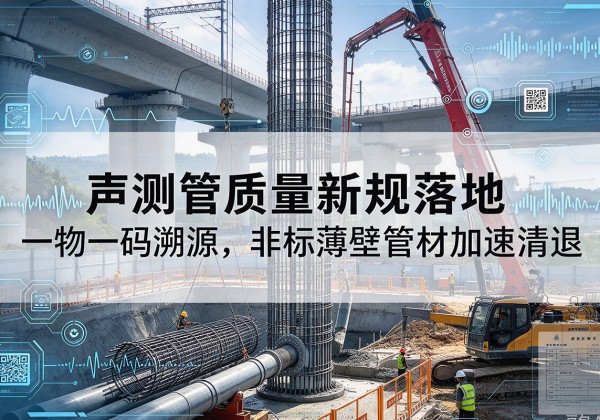 赣榆声测管质量新规落地，一物一码溯源，非标薄壁管材加速清退